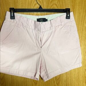 J. Crew Light Pink Chino Shorts